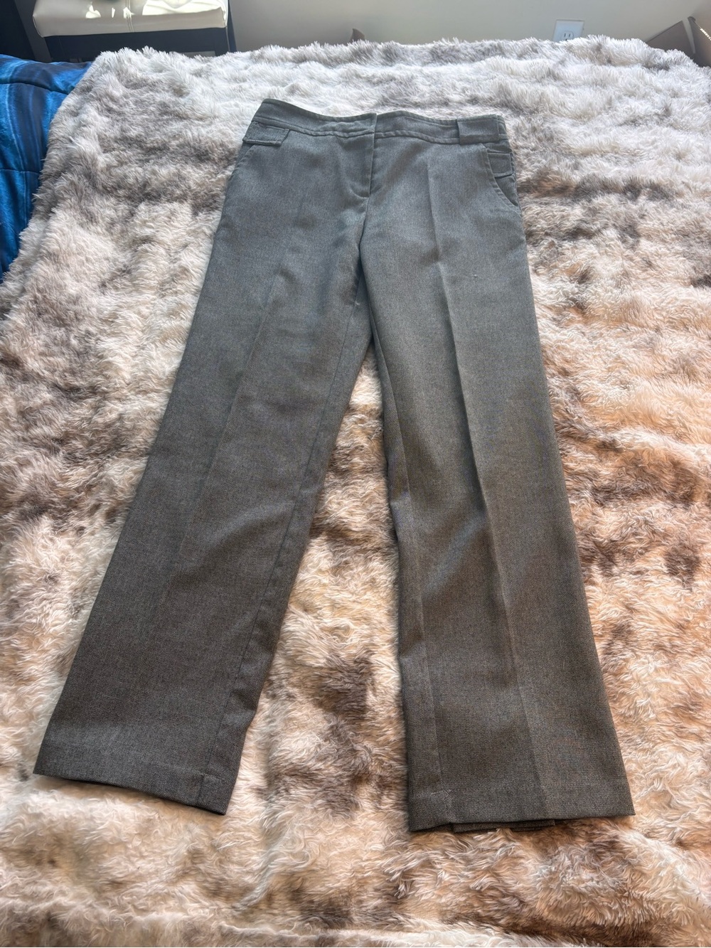 Vintage 90s Kenar Women's Gray Boot Cut Dress Pants